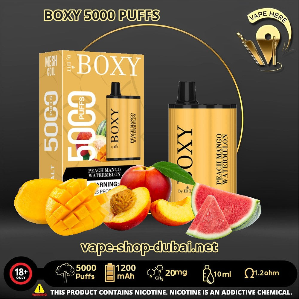 BOXY 5000 PUFFS DISPOSABLE VAPE - Vape Here Store