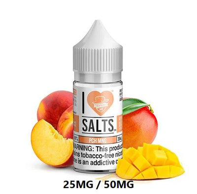 PEACH MANGO - I LOVE SALTS /MAD HATTER JUICE - Vape Here Store