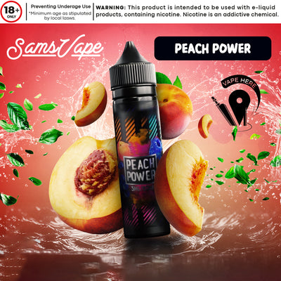 Peach Power E-Liquid By Sam Vapes UAE Abu Dhabi & Dubai