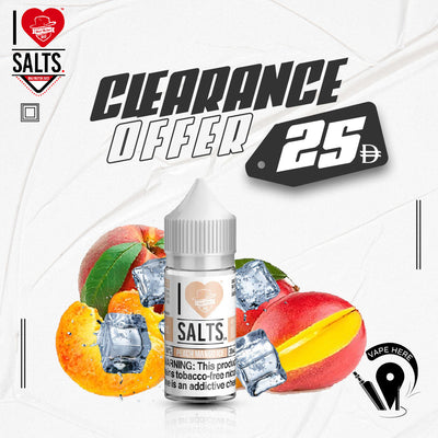 PEACH MANGO ICE - I LOVE SALTS /MAD HATTER JUICE UAE Abu Dhabi