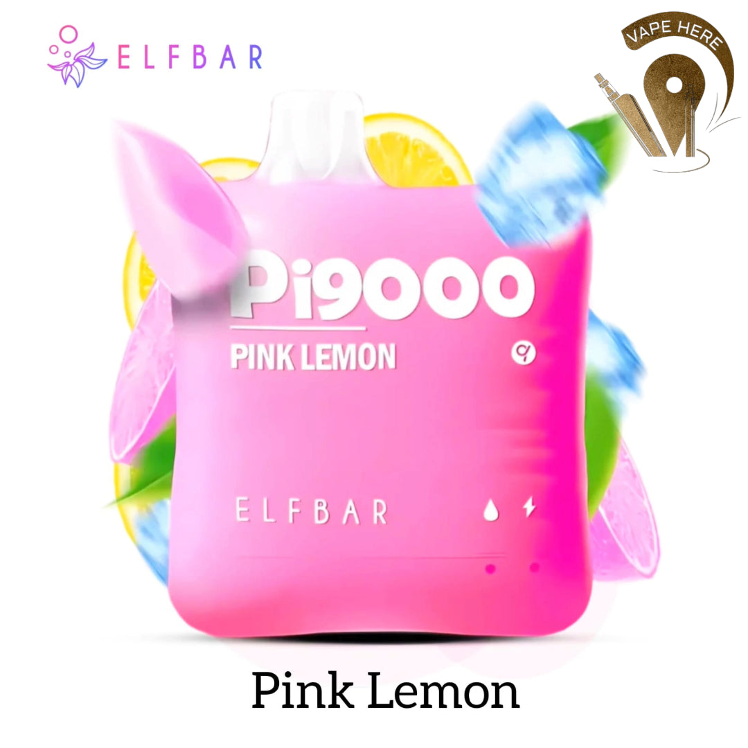 ELF BAR PI9000 9000 PUFFS 50MG DISPOSABLE VAPE Pink Lemond UAE Dubai