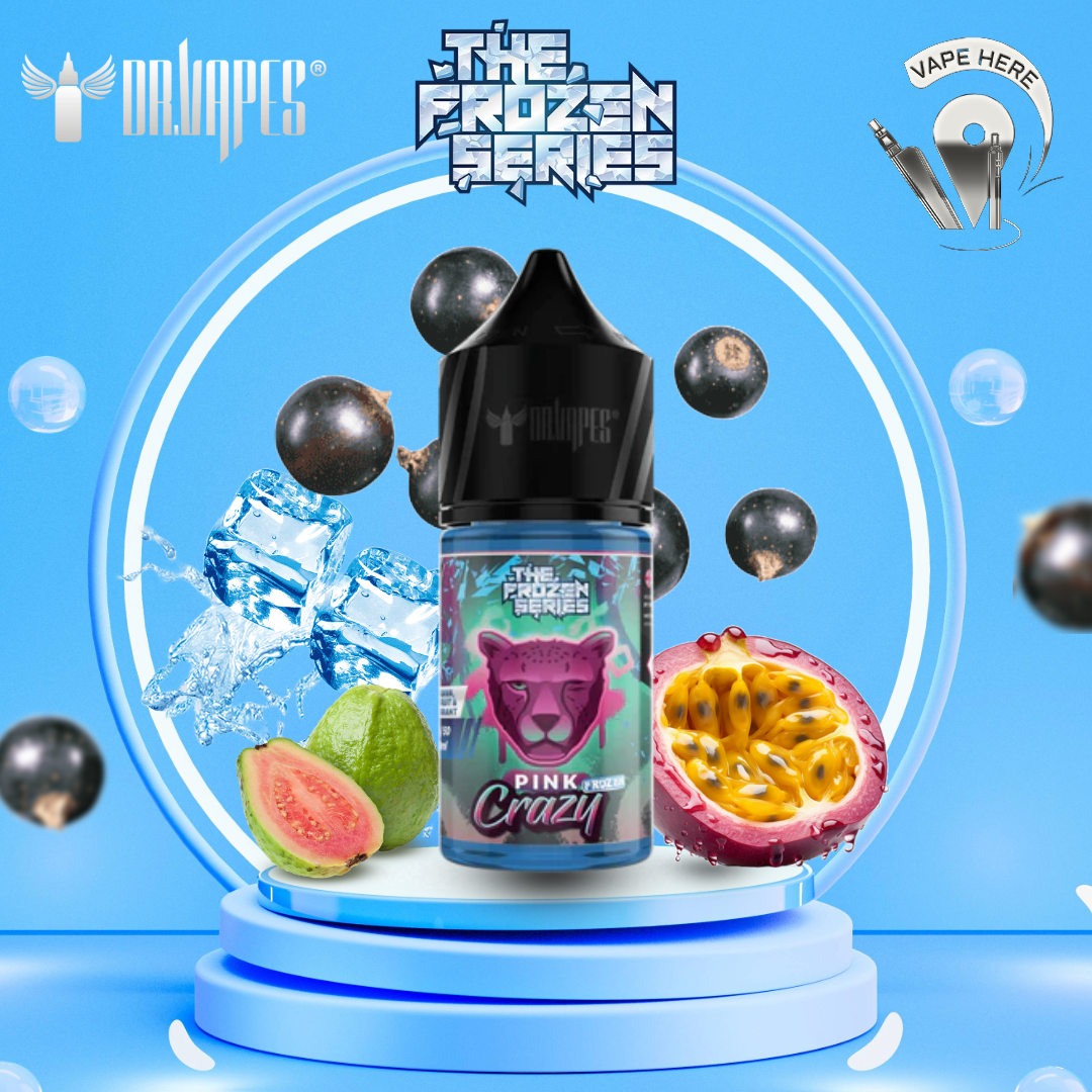 Pink Frozen Crazy 30ml SaltNic by Dr. Vapes (Frozen Series) UAE Abu Dhabi & Dubai