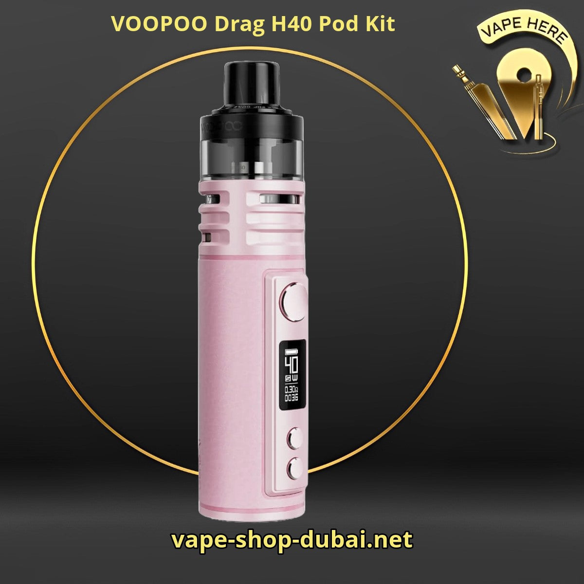 VOOPOO Drag H40 Pod Kit 1500mAh - Vape Here Store