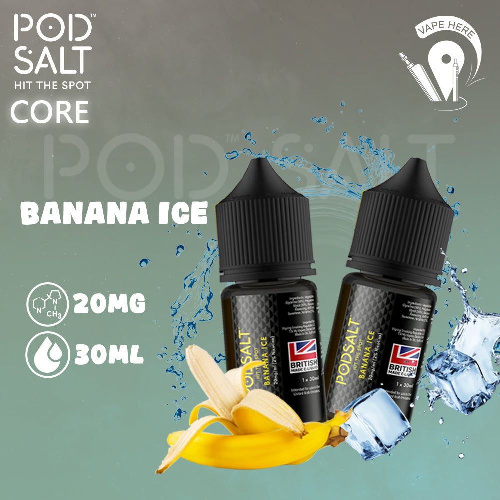 Pod Salt - Banana Ice - NicSalt 20MG 30ML Abu dhabi, UAE