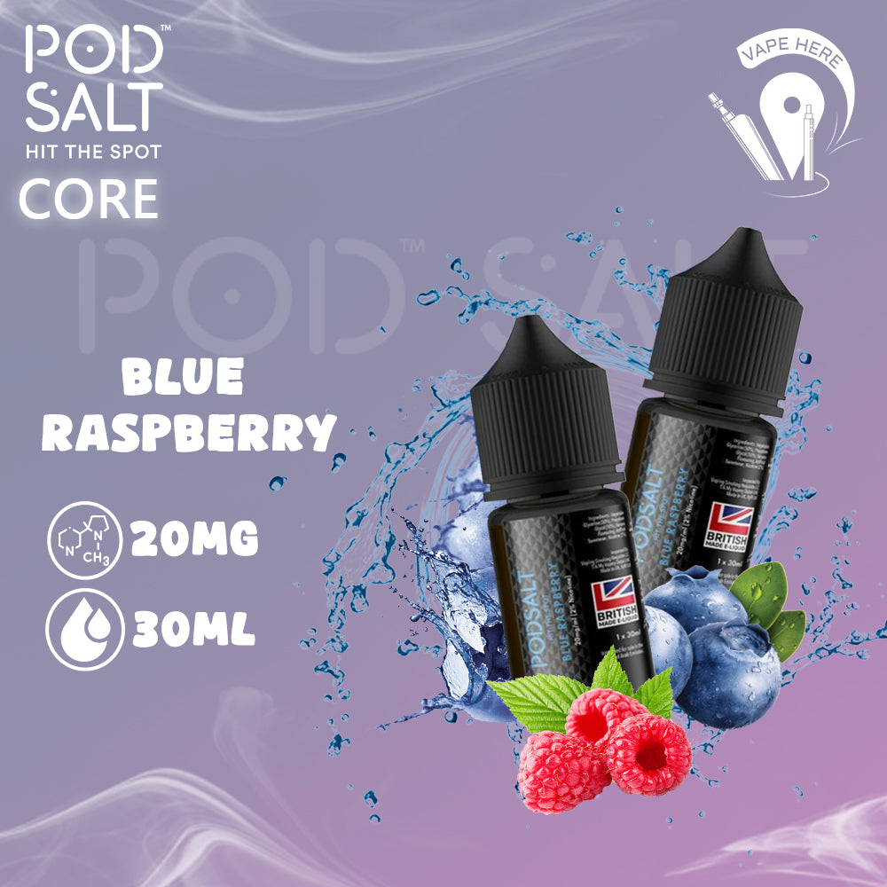 Pod Salt - Blue Raspberry - NicSalt 20MG 30ML Ajman, UAE