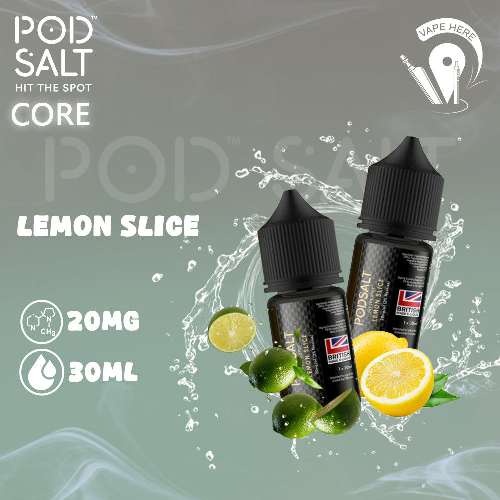 Pod Salt - Lemon Slice - NicSalt 20MG 30MLt Ajman, UAE