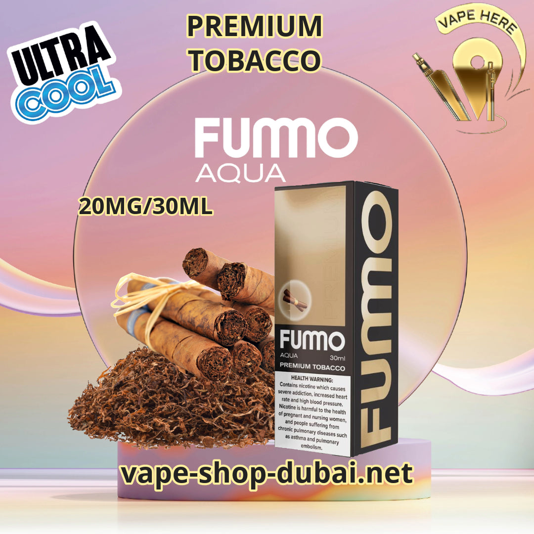 FUMMO AQUA SALTNIC 20MG Premium Tobacco 