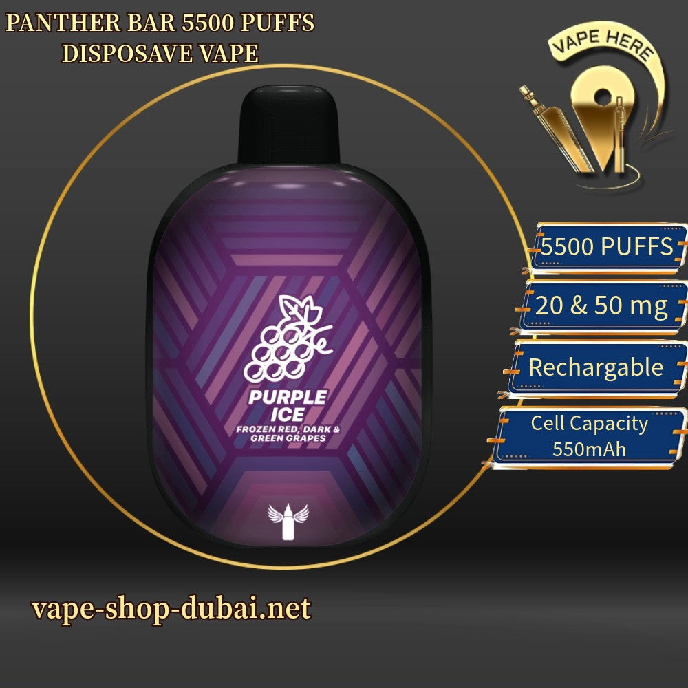 PANTHER BAR 5500 PUFFS DISPOSABLE VAPE BY DR.VAPE - Vape Here Store