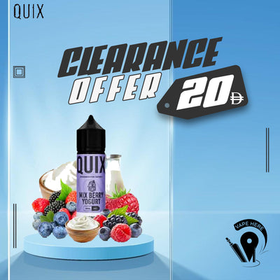 QUIX - MIX BERRY YOGURT 60ML ELIQUID UAE ABU DHABI