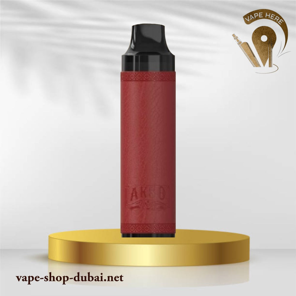 AKSO HAVANA DISPOSABLE VAPE 5000 PUFFS (Closed Pod System) Red UAE Ras Al Khaimah