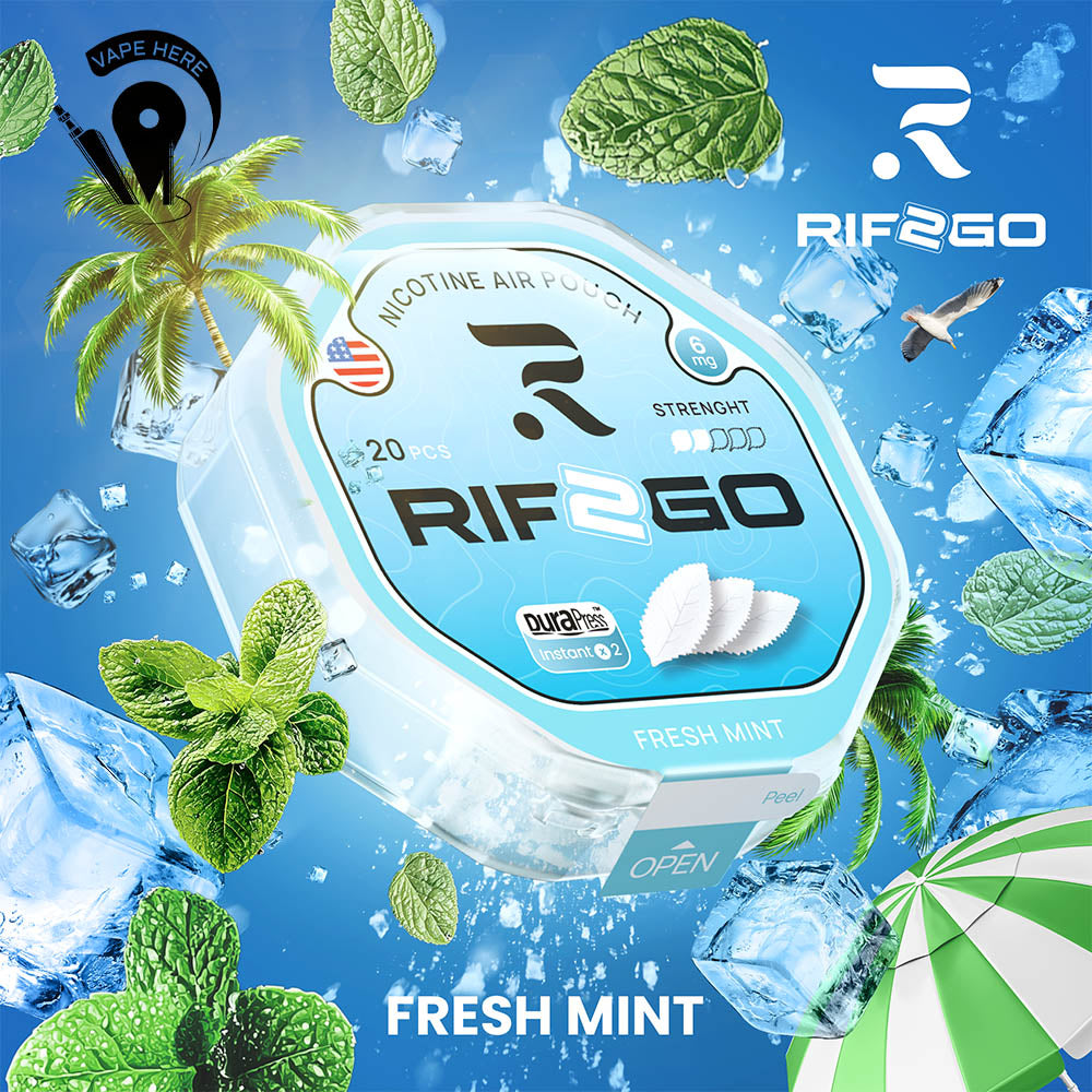 RIF2GO Nicotine Pouches Fresh Mint UAE Al Ain