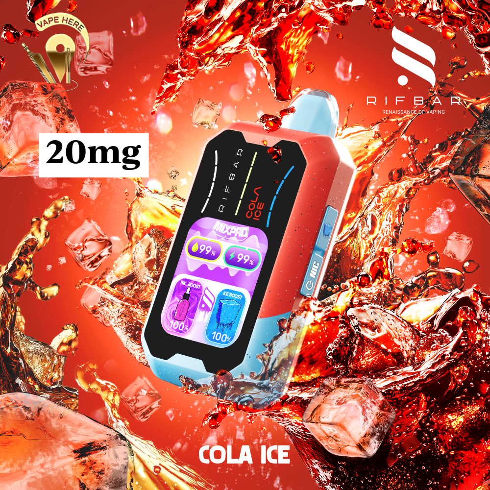 RIFBAR MIX PRO 40K PUFFS Disposable Vape Cola Ice UAE Abu Dhabi