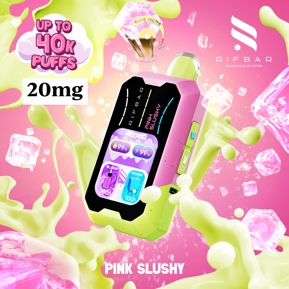 RIFBAR MIX PRO 40K PUFFS Disposable Vape Pink Slushy UAE Umm Al Quwain
