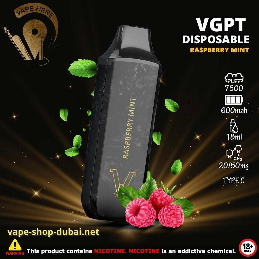 VGPT DISPOSABLE VAPE (20mg&50mg) 7500 PUFFS - Vape Here Store