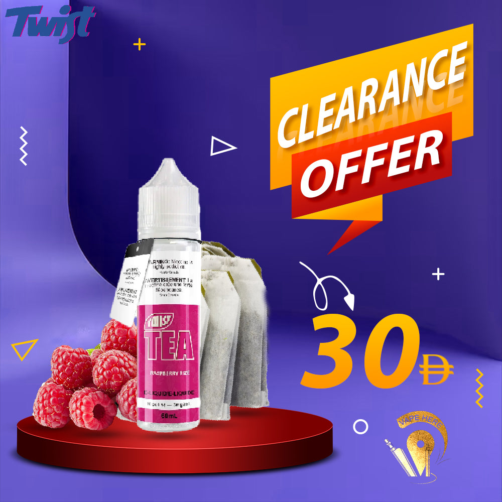 Raspberry Rize 50ml Ejuice by Twist Tea PGVG UAE SHARJAH
