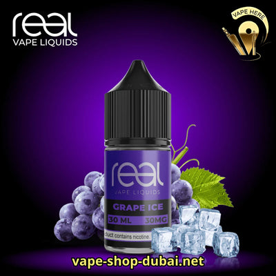 GRAPE ICE - REAL VAPE SALTNIC 30ml Dubai