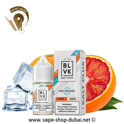 BLVK RED ORANGE ICE SaltNic 30ml - BLVK PLUS SERIES - Vape Here Store