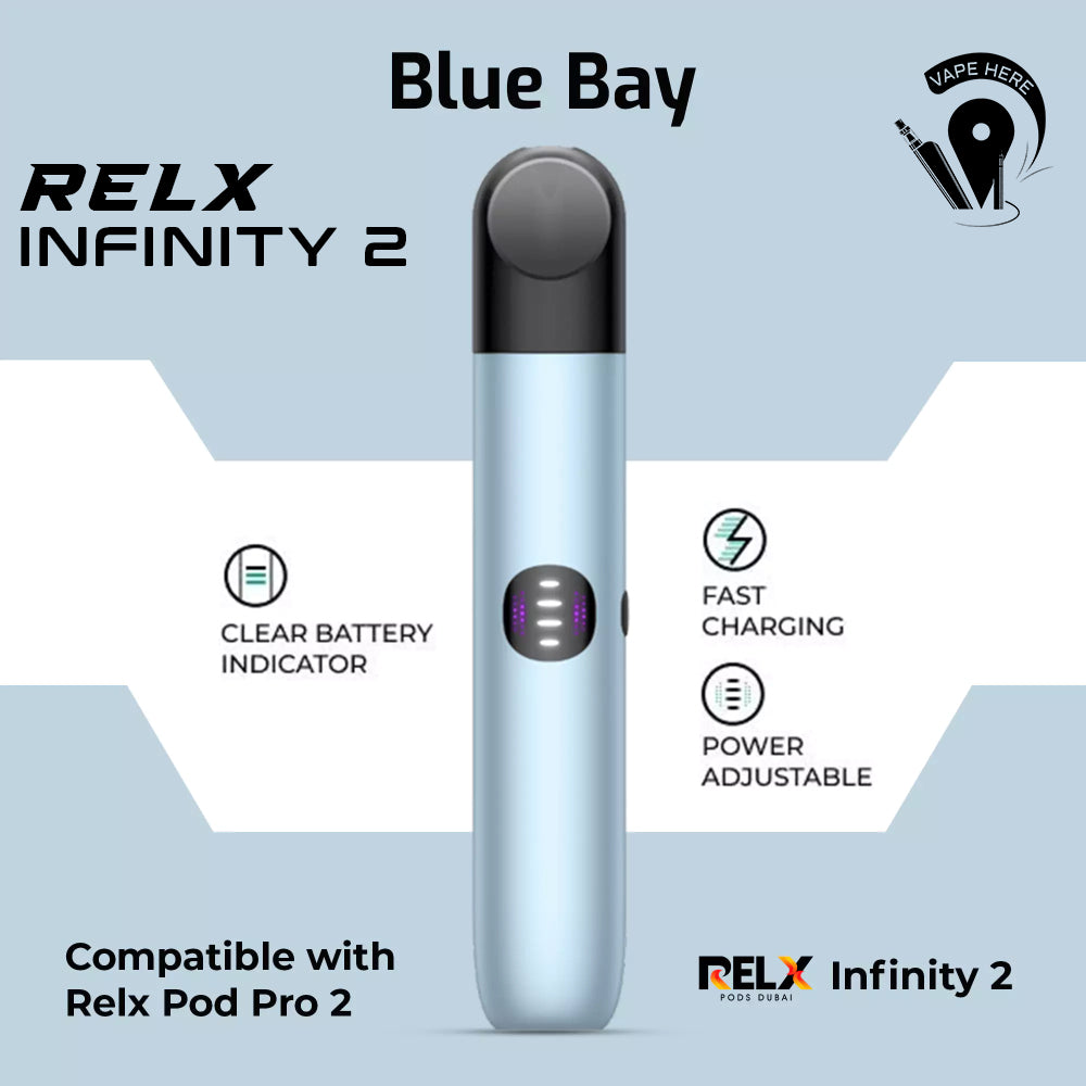 Relx Infinity 2 Pod System (LED Indicator) Available in Dubai, UAE | Vape Here Store Relx Infinity 2 Pod System (LED Indicator) Available in Dubai, UAE | Vape Here Store