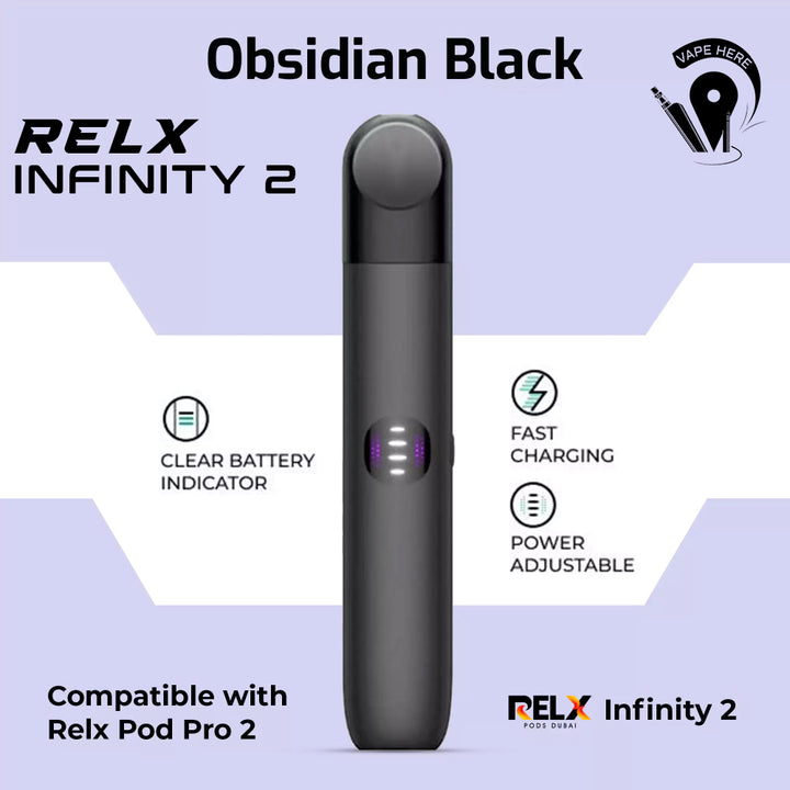 Relx Infinity 2 Pod System (LED Indicator) Available in Dubai, UAE | Vape Here Store Relx Infinity 2 Pod System (LED Indicator) Available in Dubai, UAE | Vape Here Store