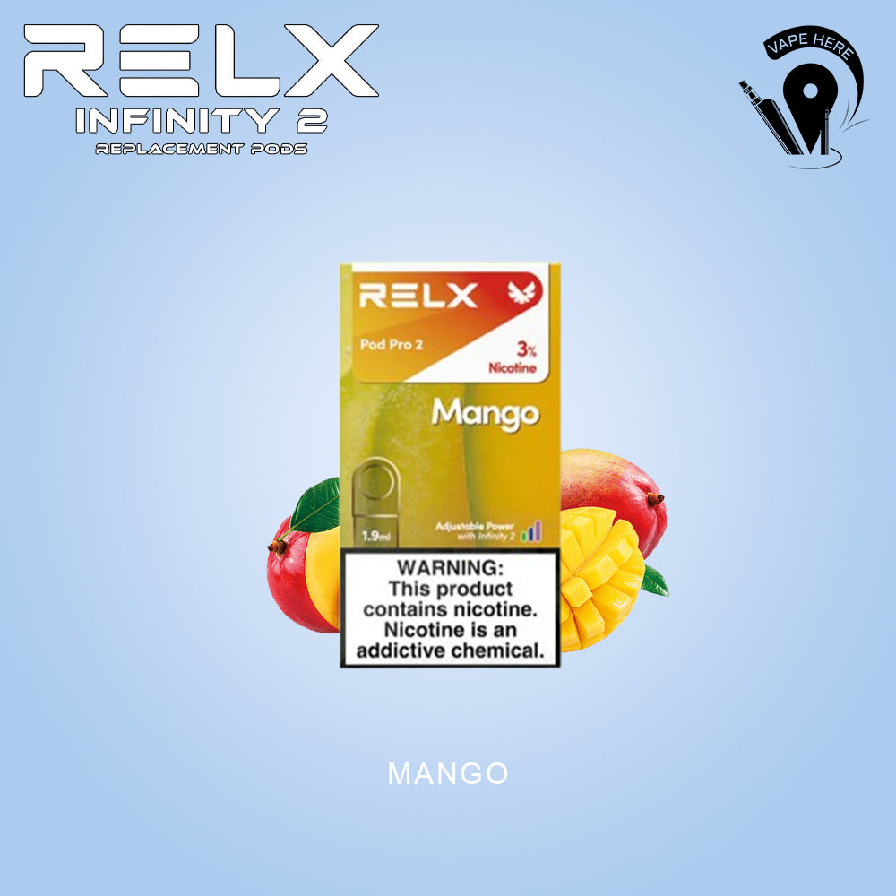 elf bar vape uk RELX Pods Pro - Mango 18mg main image 0