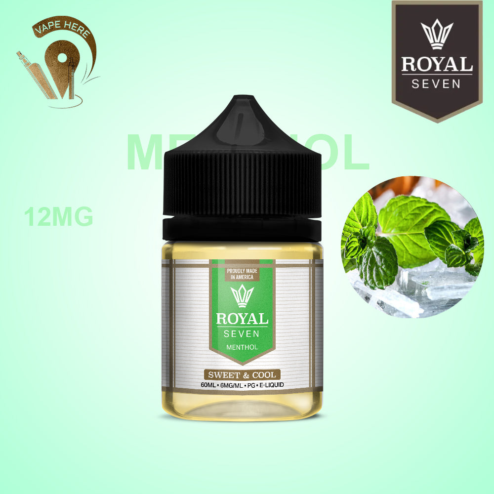 Royal Seven Menthol Sweet & Cool 60ml E-Liquid UAE Abu Dhabi & Dubai