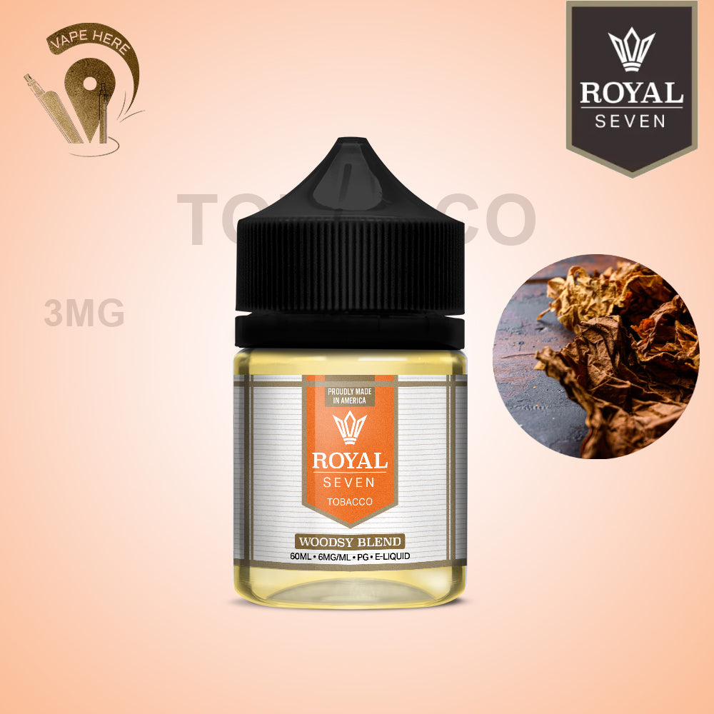 Royal Seven Tobacco Woodsy Blend 60ml E-Liquid UAE Abu Dhabi & Dubai