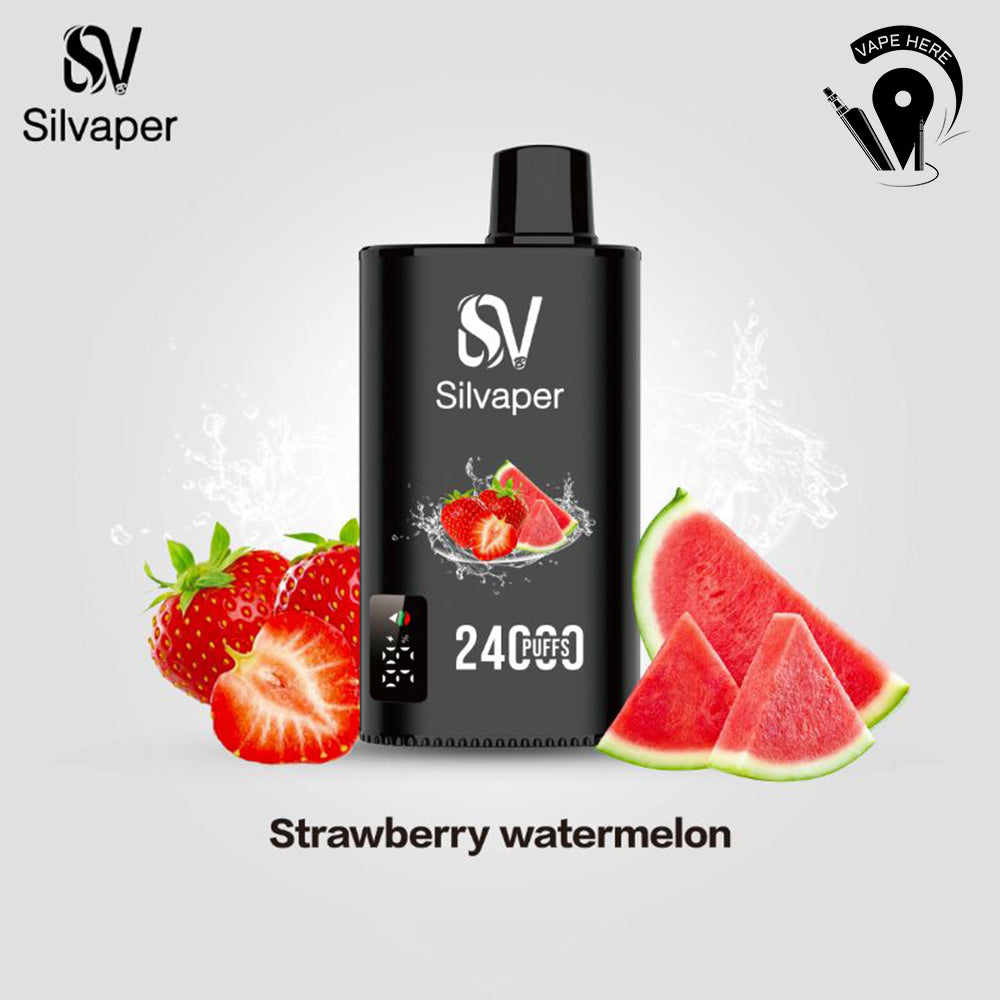 SILVAPER 24000 PUFFS DISPOSABLE VAPE Strawberry Watermelon UAE Al Ain