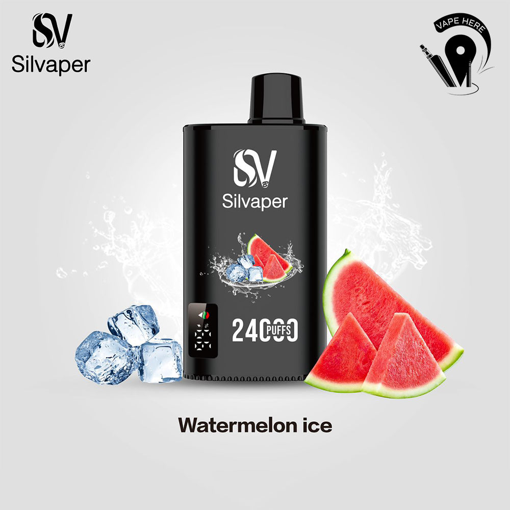 SILVAPER 24000 PUFFS DISPOSABLE VAPE Watermelon Ice UAE Ajman