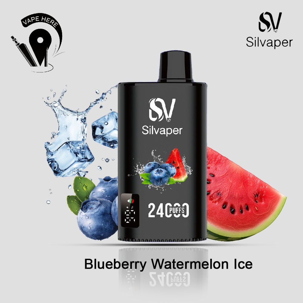 SILVAPER 24000 PUFFS DISPOSABLE VAPE Blueberry Watermelon Ice UAE Abu Dhabi & Al Ain