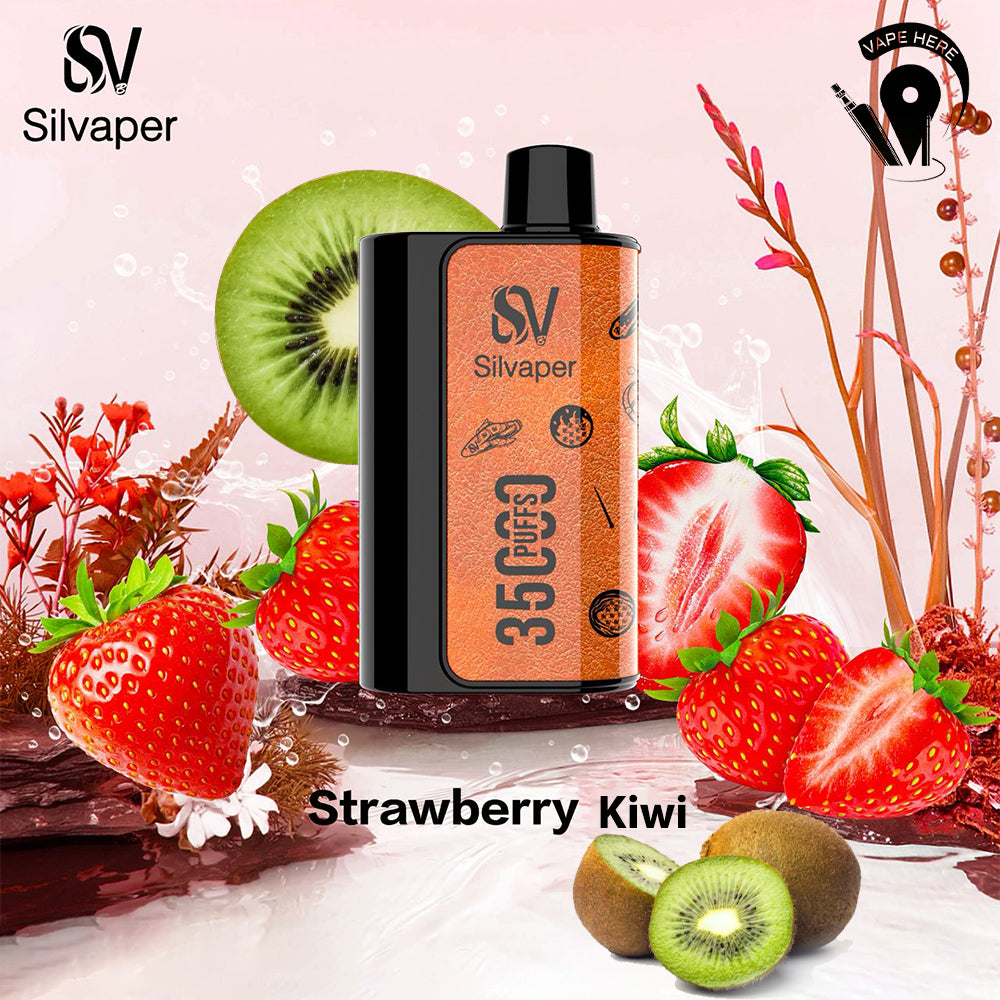 SILVAPER 35K PUFFS DISPOSABLE VAPE 20MG Strawberry Kiwi UAE Abu Dhabi