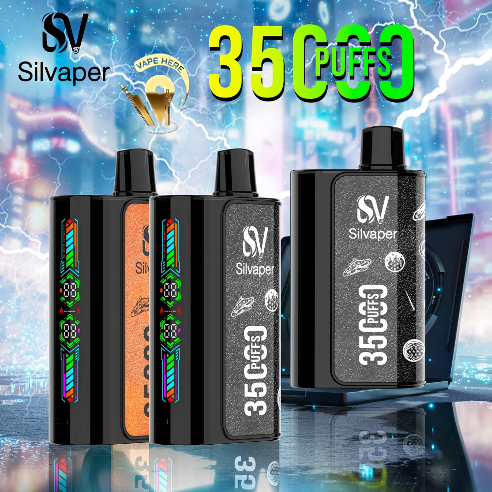 SILVAPER 35K PUFFS DISPOSABLE VAPE 20mg UAE Dubai
