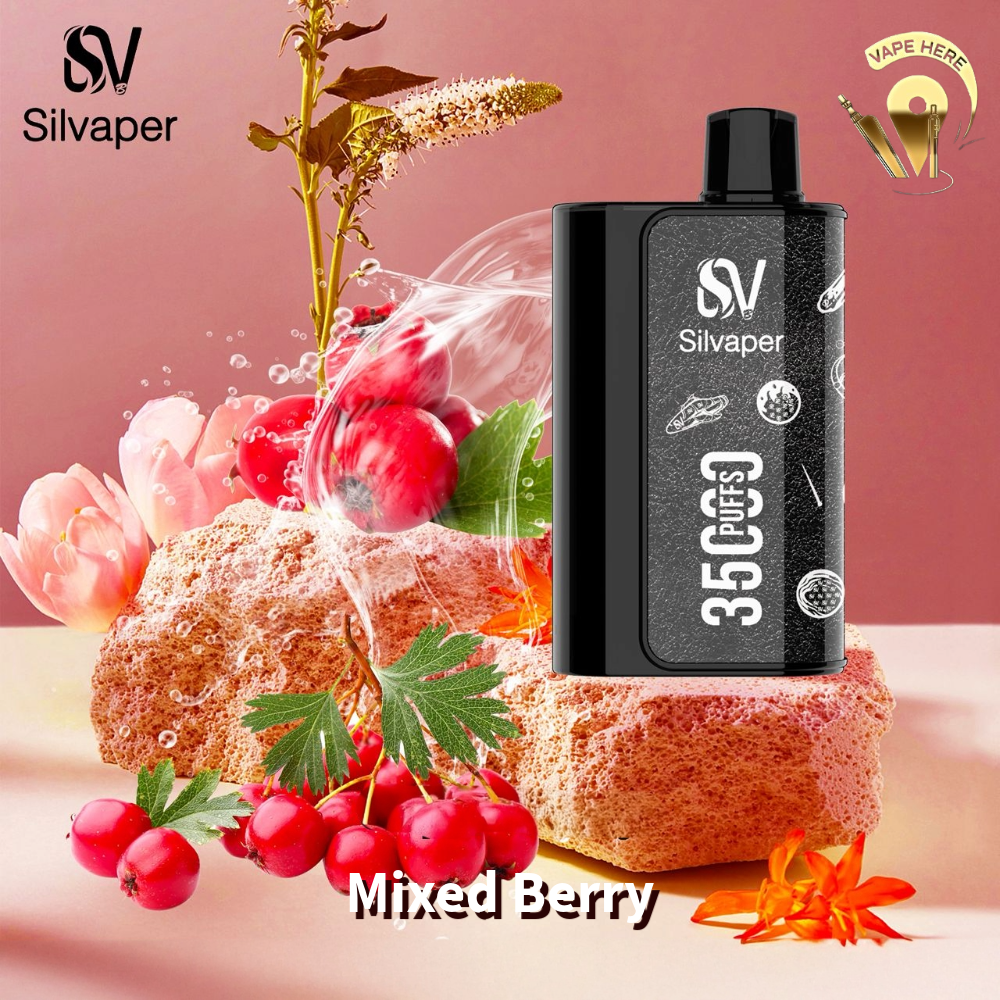 SILVAPER 35K PUFFS DISPOSABLE VAPE 20mg Mixed Berry UAE Sharjah