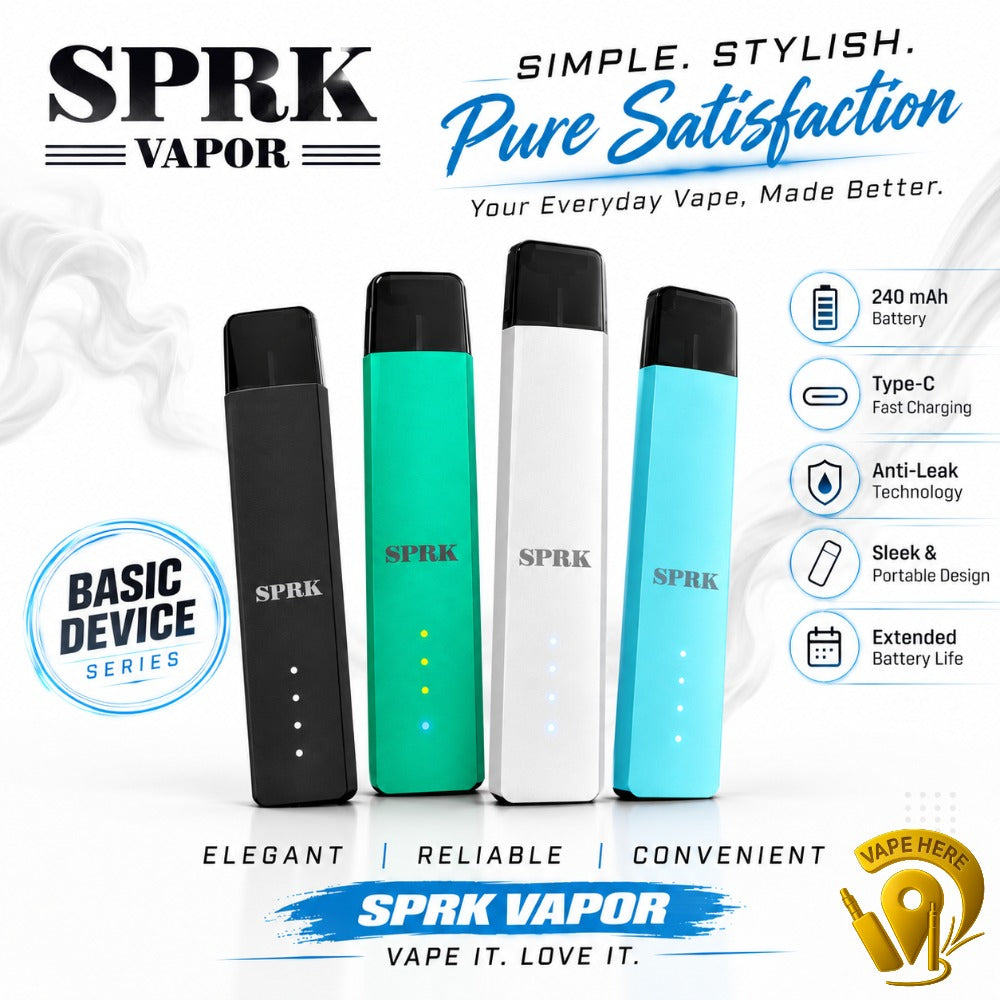 SPRK_VAPOR_DEVICE_Compatible_with_Myle_V4_Pod_System_ Sharjah, UAE
