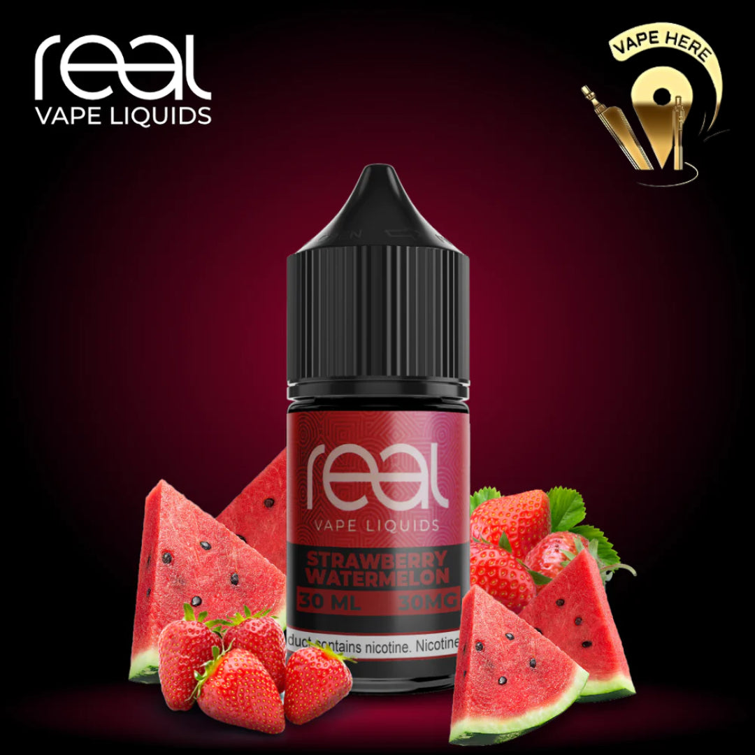 STRAWBERRY WATERMELON - REAL VAPE SALTNIC 30ml UAE Dubai