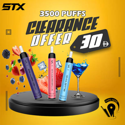 STX - BOLTSTX DISPOSABLE VAPE 3500 PUFFS
UAE AJMAN