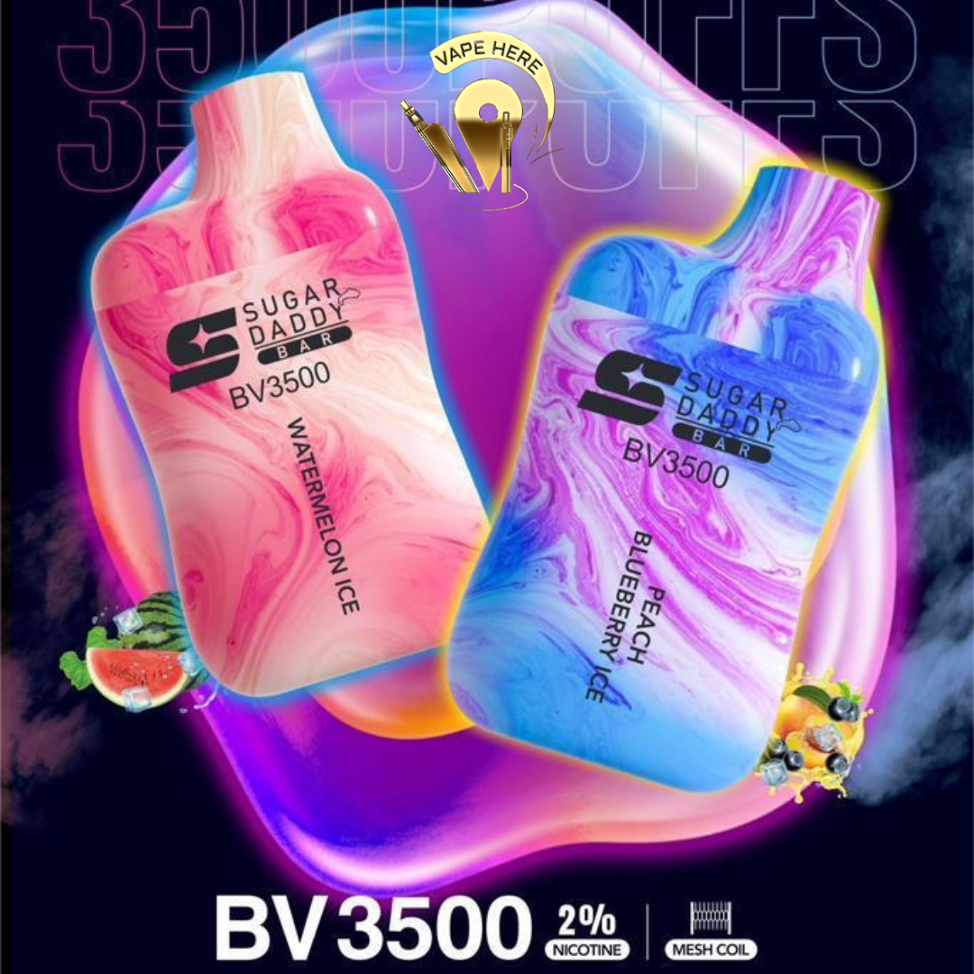 SUGAR DADDY BAR BV3500 Disposable Vape 3500 Puffs | Vape Here Store SUGAR DADDY BAR BV3500 Disposable Vape 3500 Puffs | Vape Here Store