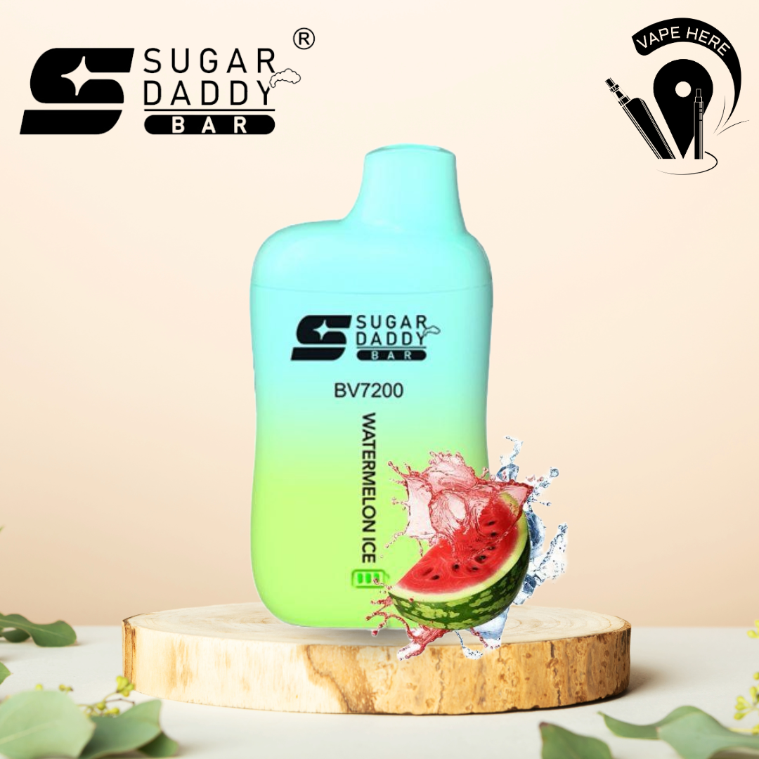 SUGAR DADDY BAR BV7200 Disposable Vape 7200 Puffs | Vape Here Store SUGAR DADDY BAR BV7200 Disposable Vape 7200 Puffs | Vape Here Store