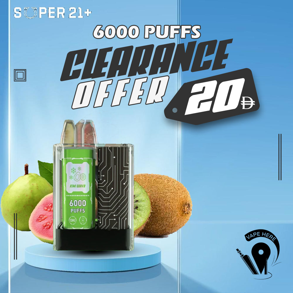 SUPER 21+ 6000 Puffs Disposable Kit UAE AL AIN