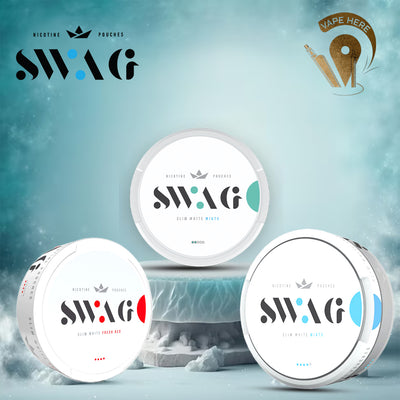 SWAG All White Snus Nicotine Pouches  UAE Abu Dhabi