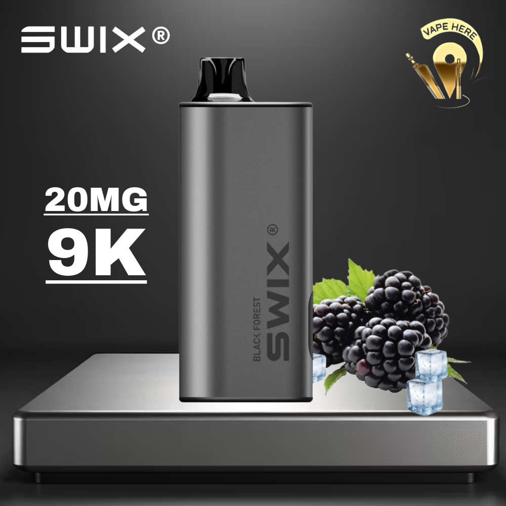 SWIX MATE 9K PUFFS DISPOSABLE VAPE - (Non-Rechargeable) Black Forest UAE Ras Al Khaimah
