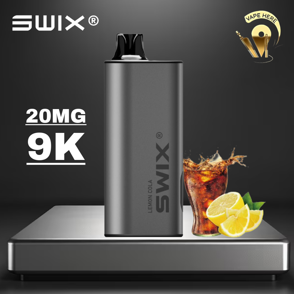 SWIX MATE 9K PUFFS DISPOSABLE VAPE - (Non-Rechargeable) Lemon Cola UAE Fujairah