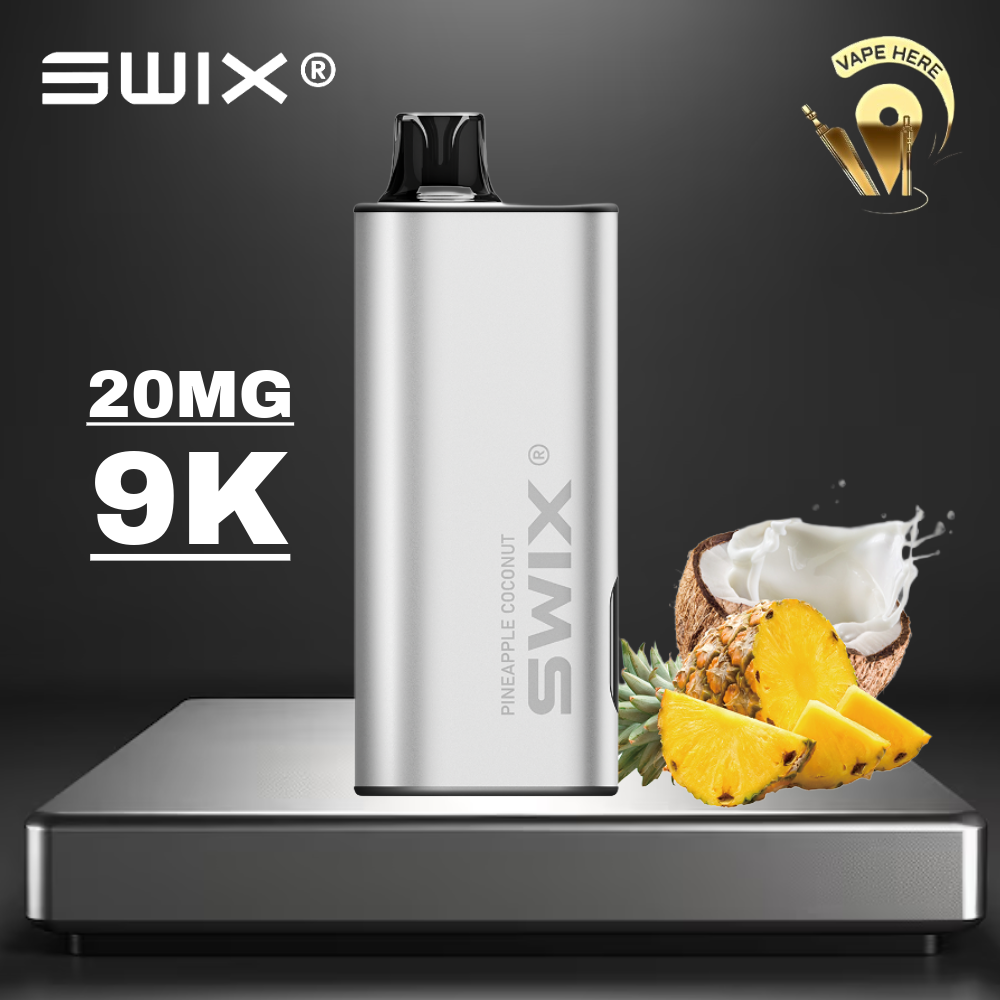 SWIX MATE 9K PUFFS DISPOSABLE VAPE - (Non-Rechargeable) Pineapple Coconut UAE Ajman