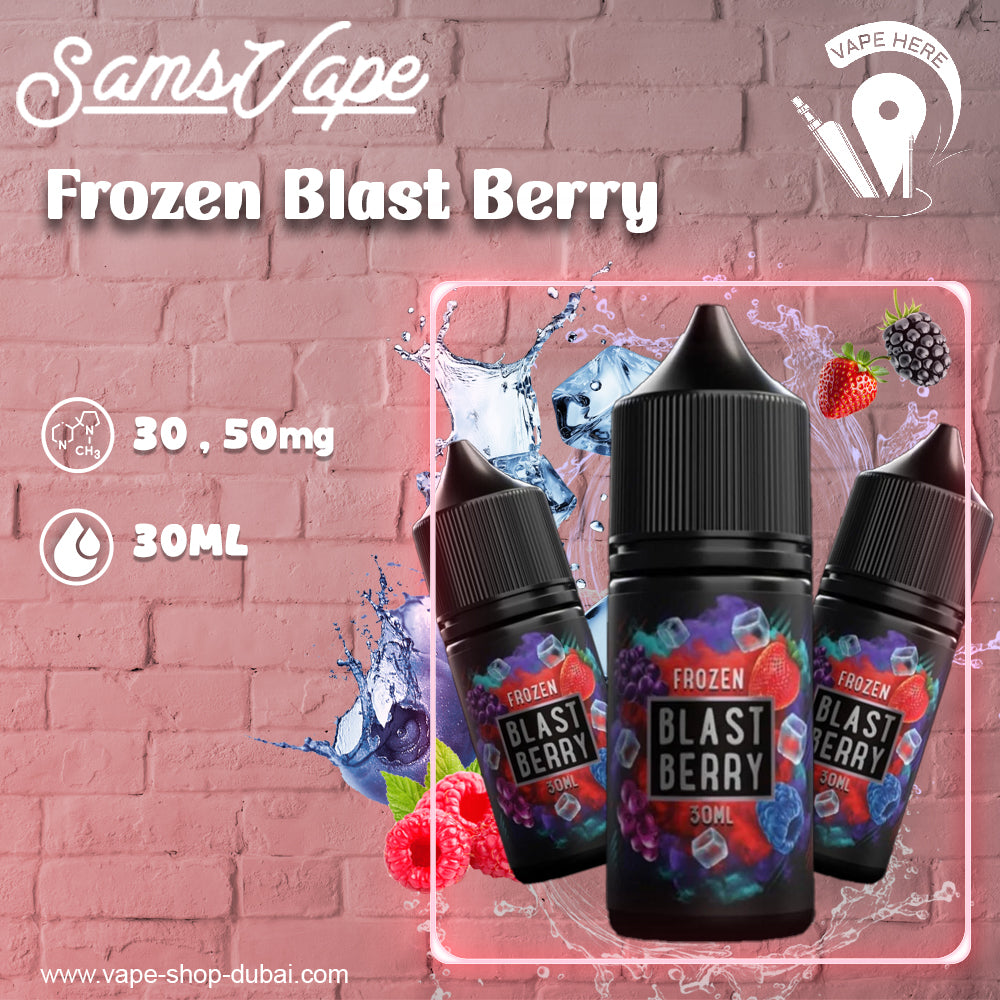 Sam Vapes Frozen Blast Berry 60ml E Liquid | Dubai & Abu Dhabi | UAE | | Vape Here Store Sam Vapes Frozen Blast Berry 60ml E Liquid | Dubai & Abu Dhabi | UAE | | Vape Here Store