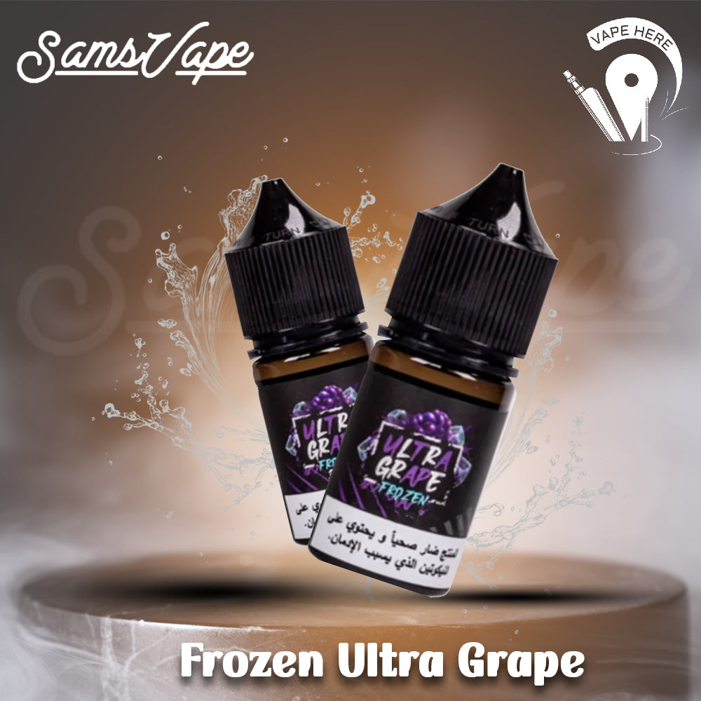 Sam Vapes Ultra Grape Frozen 30ml Saltnic | Vape Dubai Online | Vape Best  Price | Vape Alain Delivery