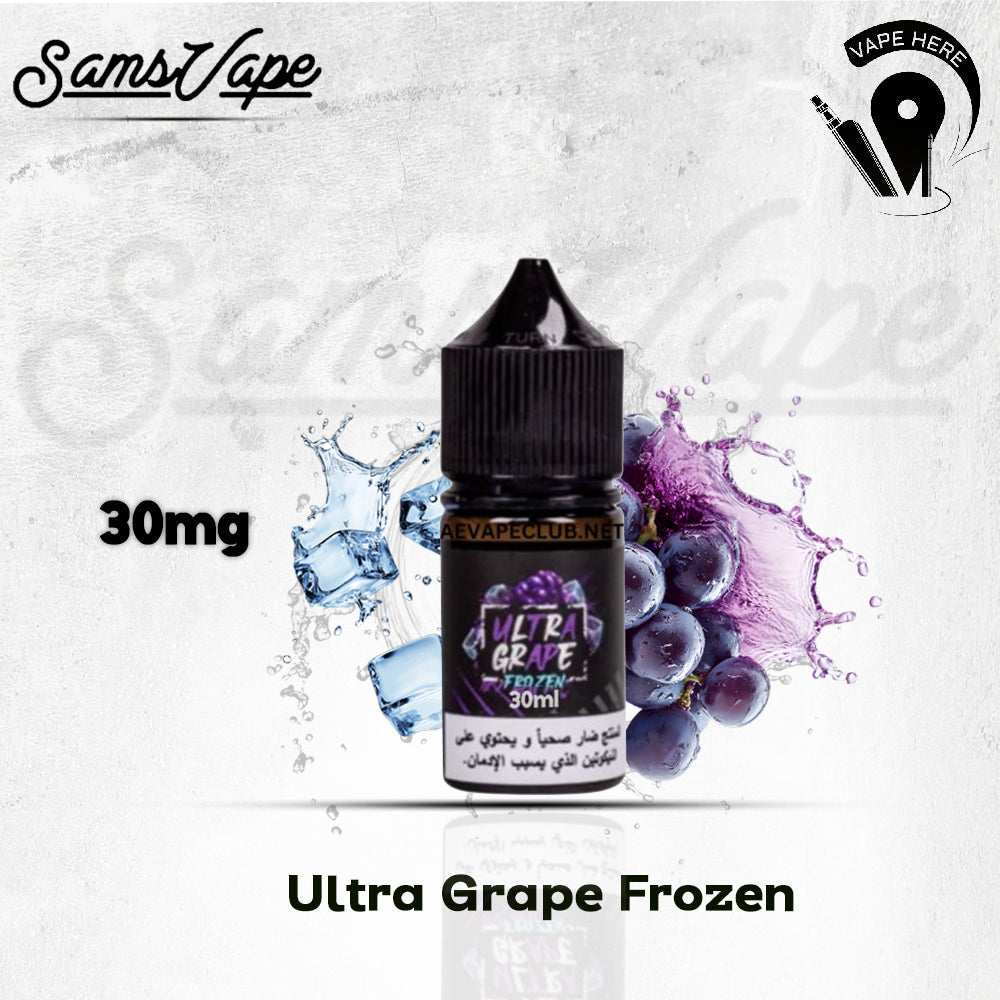 Sam Vapes Ultra Grape Frozen 30ml Saltnic 30mg Sharjah, UAE