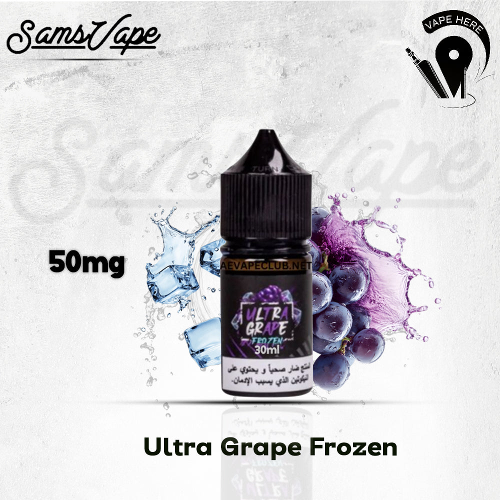 Sam Vapes Ultra Grape Frozen 30ml Saltnic 50mg Abu Dhabi, UAE