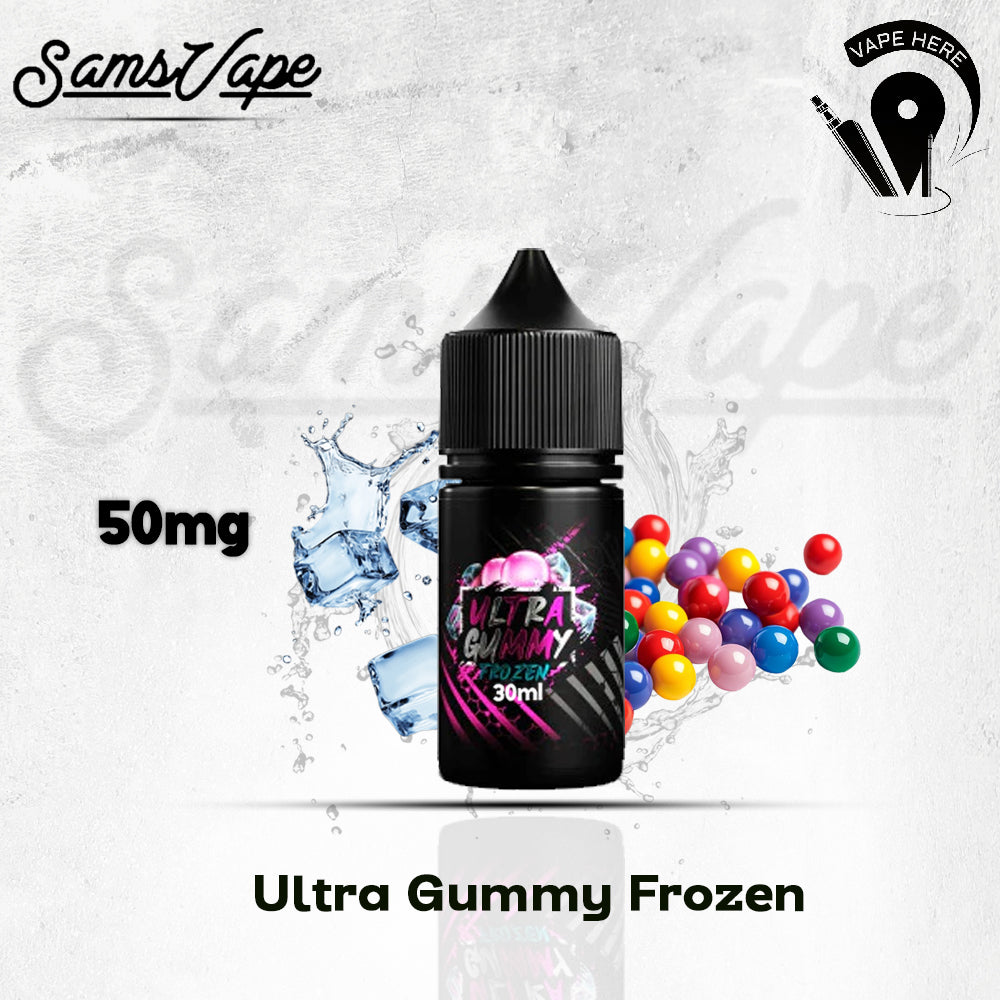 Sam Vapes Ultra Gummy Frozen 30ml Saltnic 50mg Dubai, UAE