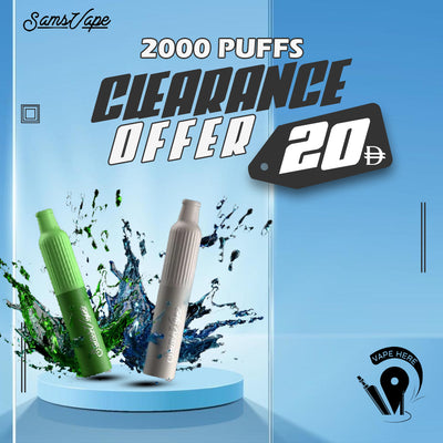 Sams Vape - EVO Disposables (2000 Puffs) UAE DUBAI