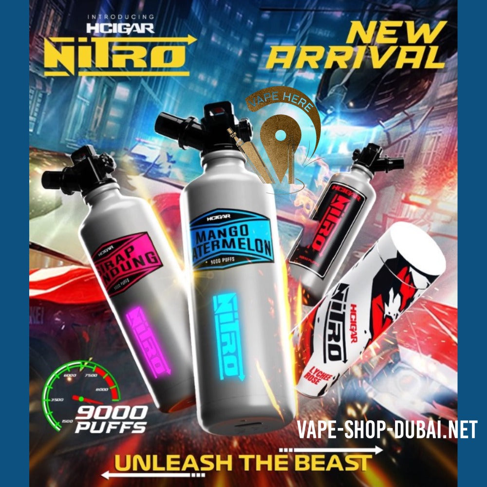 HCIGAR NITRO 9000 PUFFS DISPOSABLE VAPE - Vape Here Store