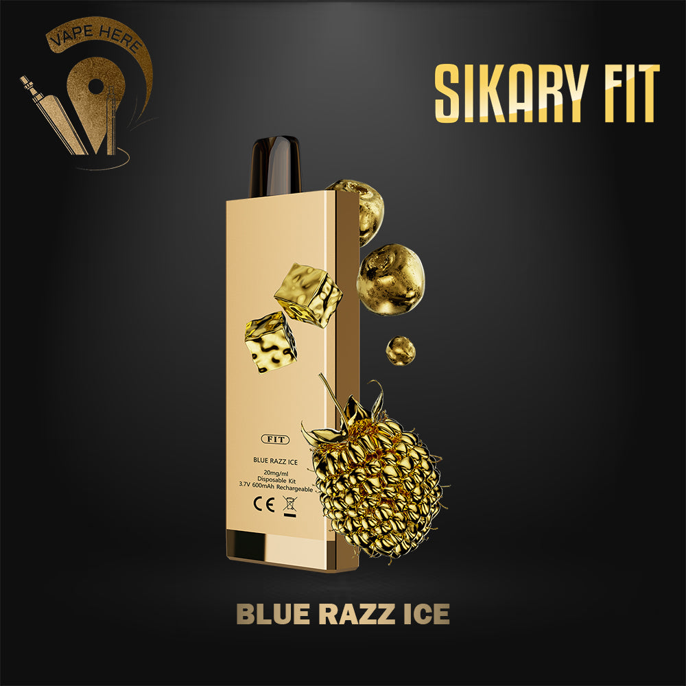 Sikary FIT 12000 Puffs Disposable Vapes Blue Razz Ice UAE Al Ain